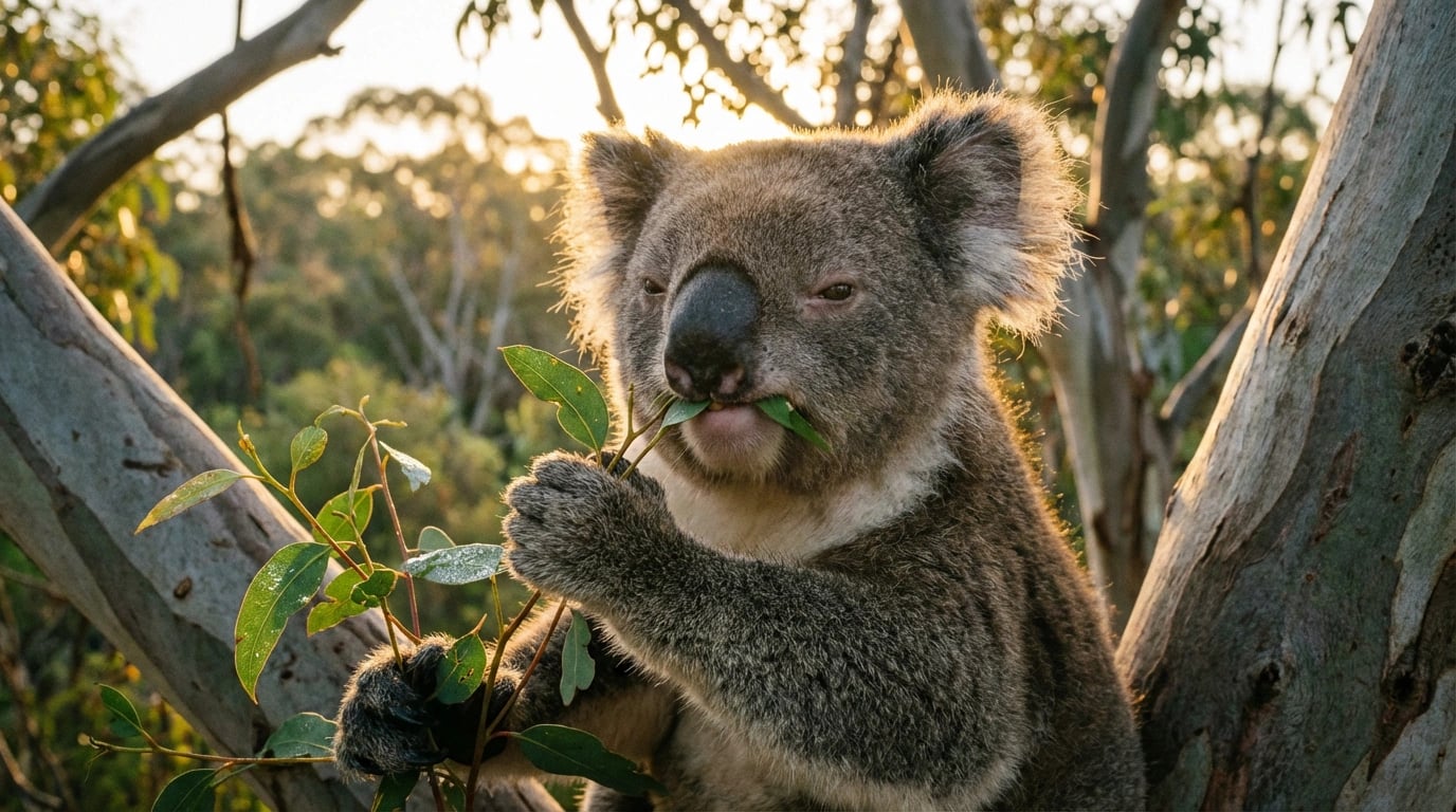 Why Koalas Adore Toxic Eucalyptus Leaves