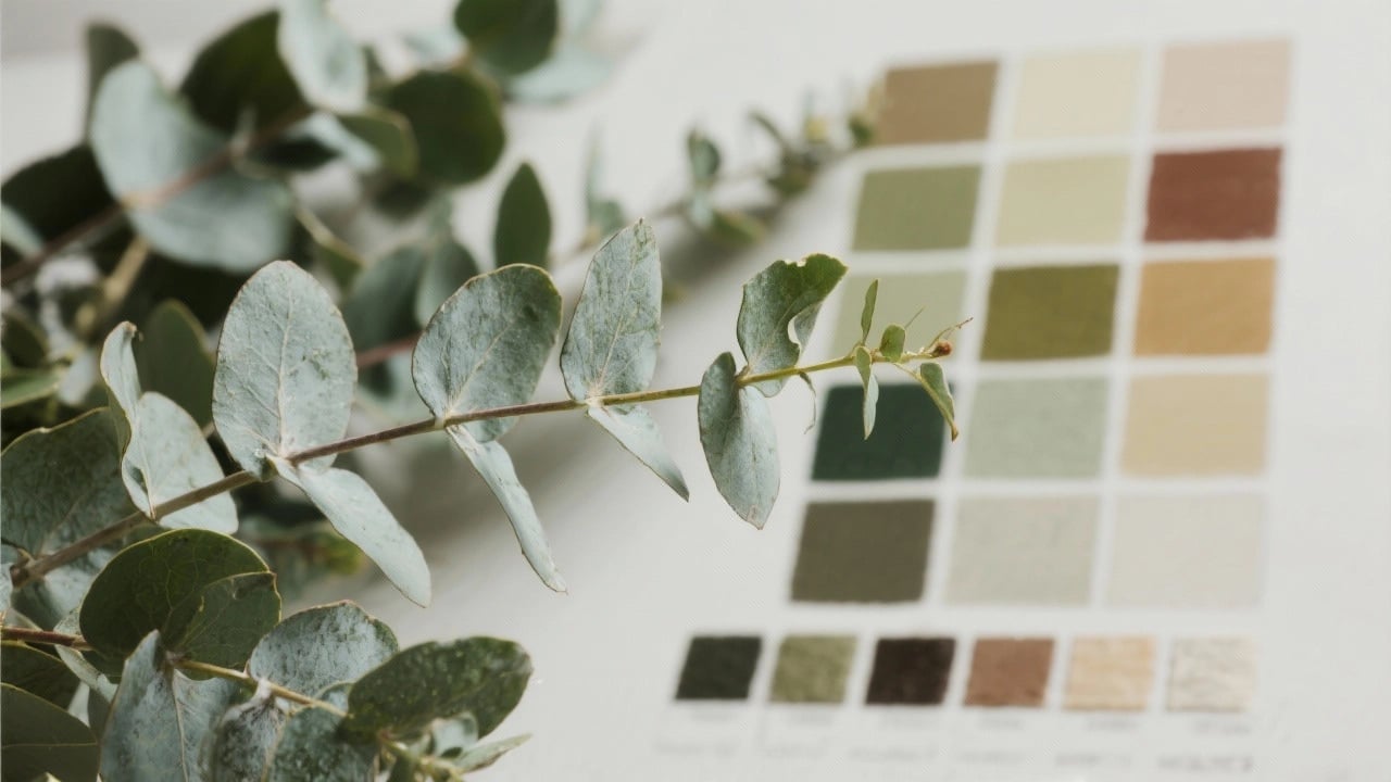 eucalyptus color palette - Step 4: Colour Mixing for Authentic Eucalyptus Tones