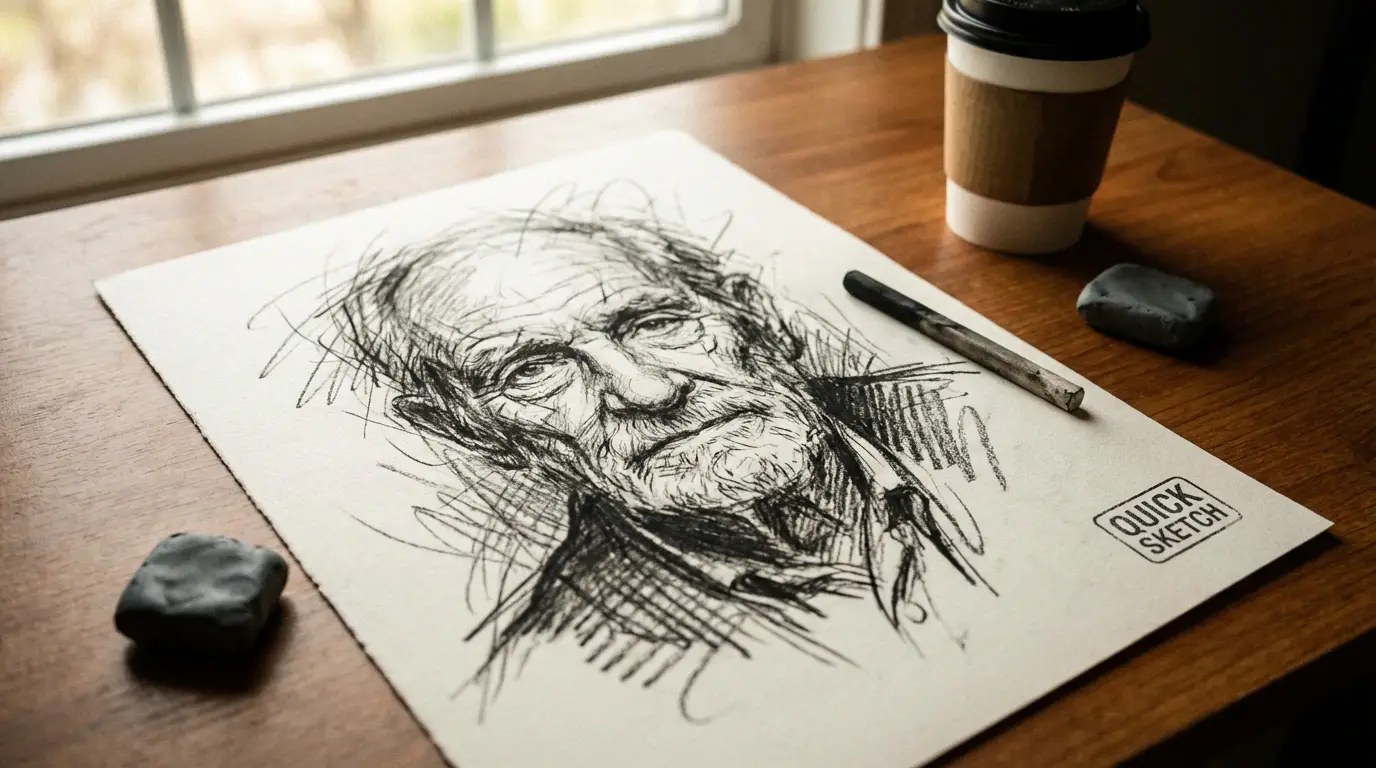 The quickest form of art to make